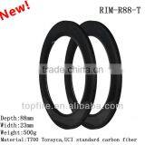 2014 Super Cool 88mm Tubular Carbon Rims for Road Bike on Sale thumbnail-1