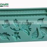 FD-013 Cake Decoration Mold Silicone Leaf Fondant Mold