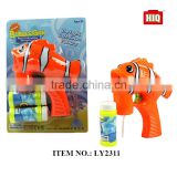 New arrival plastic bo wholesale bubble gun plastic soap toys with light and music