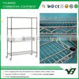 2015 Hot Sell NSF 250KGS 36x24 Inch Heavy Duty 4 Layer Chrome Wire Shelf (YB-WS056) thumbnail-3