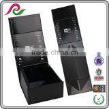 Custom Black Folding Cardboard Paper Box With Magnet for Hats Packing thumbnail-1