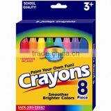 8pieces Middle-sized Crayons thumbnail-1