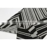 2016 irregular stripe 100% polyester printed yarn dyed 2x2 rib knit fabric for garment