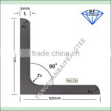 hot dipped galvanized carbon steel standard angle iron sizes