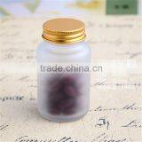 100ml clear frosted glass capsule bottle glass medicine bottle