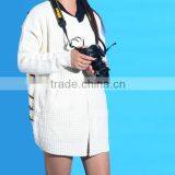 2015 New Knitted Long Sleeve Winter Lady Casual Fashion Women Cardigan Ribbon