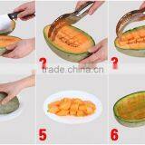 Stainless Steel Fruit Knife /Essential Home Kitchen Watermelon Slicer/Watermelon Knife thumbnail-4