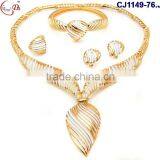 CJ1149-(74-79) Different Color Jewelry Gold Plating Wedding/evening Party Ladies Jewelry Set thumbnail-3