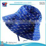 Blue Corduroy Bucket Hats Made in China Reversible Bucket Hat With Reflective Trim thumbnail-5