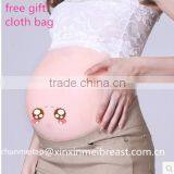 Favorite Silicone Pregnant Belly Free Shipping Fake Pregnant Belly Masquerade Fancy Ball Lifelike Pregnancy Belly thumbnail-3