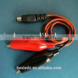2.1*5.5mm DC to Alligator Clip Cable