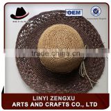 stylish handmade crochet straw hats