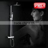 Thermostatic Bathroom Shower Set Round Shower Column European Shower Faucet thumbnail-6