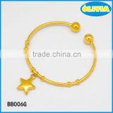 Olivia Latest Fashion Bangle Heart Shapedesign Adjustable Bracelet With Gold Color thumbnail-1