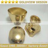 Customized Brass Painted Diecast Metal Wine Bottle Cap OEM Wine Bottle Shoulder Die-casting Zinc Alloy Parts thumbnail-4