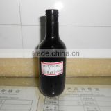 50ml mini black glass spirit liquor bottle