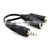 3.5MM audio cable male to 2*female 2m