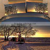 2013 New Nantong Foursix Luxury 100% Cotton Reactive Dye 40s Home Textile Duvet Cover Pillow 3d Bedding Set and 3d Cotton Fabric
