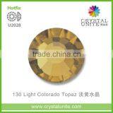 U2028 Light Colorado Topaz Optimal Hot Fix Rhinestone thumbnail-1