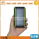 Hot Selling! New Dynamo Hand Crank Dual USB Cell Phone Emergency Solar Charger With Light thumbnail-4
