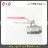 2pc Stainless Steel Full Port Screw Ends xd Ball Valve thumbnail-4