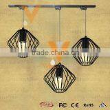 Manufacturer's Premium Yardley Pendant Lamp Industrial Metal Track Light Vintage Wire Cage Hanging Lamp thumbnail-1