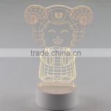custom 3D night light/night light lamp for kids/led night light lamp factory