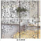 Acid Transparent Titanium Pattern Mirror Glass
