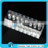 Pen Display Block, Clear Acrylic Milling Block for e Cigarette Display