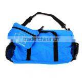 Hot Fashion Style Cheap Colorful 210D Plaid Material Foldable Big Travel Luggage Bag thumbnail-3