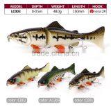 High Quality Chinese Hard Plastic Multi Jointed Fishing Lures thumbnail-1