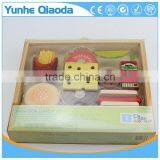 Fun Durable Wooden Food Set for Years of Play Wooden Lunch Set Solid Wood Version thumbnail-4