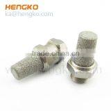 Sintered Stainless Steel ASP-8 Bronze Brass Pneumatic Exhaust Muffler thumbnail-2