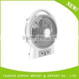 Taizhou Hot Sale Portable 12 Inch China Rechargeable Fan,white Table Fan thumbnail-1