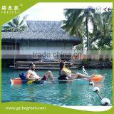 Double Seat Ocean Sea Fishing Clear Transparent pc Pedal Boat thumbnail-1