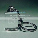 Lasered Crystal Hello Kitty Keychain thumbnail-1