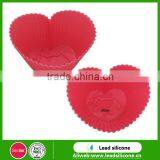 Lovely Heart Shape Silicone Cake Mold Cake Mold Chocolate Mold For Wedding thumbnail-2