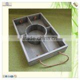 Quality Garanteed Bottle Use Antique Handles Paulownia Wooden Tray thumbnail-4