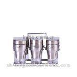 100ml Glass Salt and Pepper Shaker With S/S Coating thumbnail-1