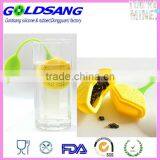 Lovely Drinker Teapot Herb Organge Shape Tea Strainer Filter Bag Lemon thumbnail-1