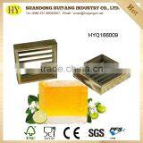 FSC Paulownia Burned Color Wood Soap Dish thumbnail-1