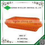 Wholesale Bulk Hand Woven Bread Tray Plastic Bread Basket thumbnail-1