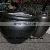 SJZJN 2651 2015 Hot Sale Grey Cylinder Ceramic Vase/grey Solid Color Ceramic Flower Vase,porcelain Flower,stoneware Flower Vas thumbnail-4