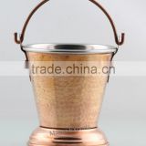 copper serving bucket