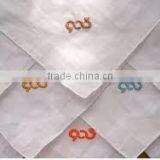 DINING TABLE SET WITH HAND EMBROIDERED DETAILS, 100% MADE FROM NATURAL SILK IN VIETNAM thumbnail-2