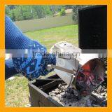 Certified 932F Silicone Heat Resistant Grilling BBQ Gloves for Cooking Baking Barbecue Potholder thumbnail-3