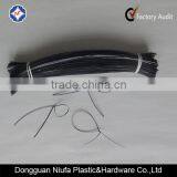 Black Plastic Wireless Twist Tie for Electric Wire Packaging thumbnail-4