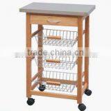 Home Furniture Warehouse Rack Metal Pan Rack Stainless Steel Kitchen Utensil Rack thumbnail-6