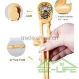 Healthy ECO Friendly Corn PLA Plastic Baby Training Chopsticks thumbnail-2