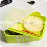 NEW Bento Lunch Box Set With 2 Boxes Handle Small,CUSTOM Plastic Lunch Box Supplier,hot New Product for 2015 thumbnail-1